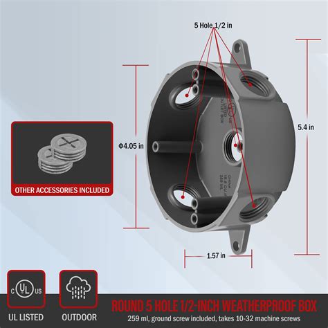 4 round metal electrical box|4 round weatherproof electrical box.